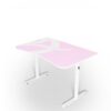 Gaming stalas Arozzi Fratello, 114 x 76 cm, baltas/rožinis