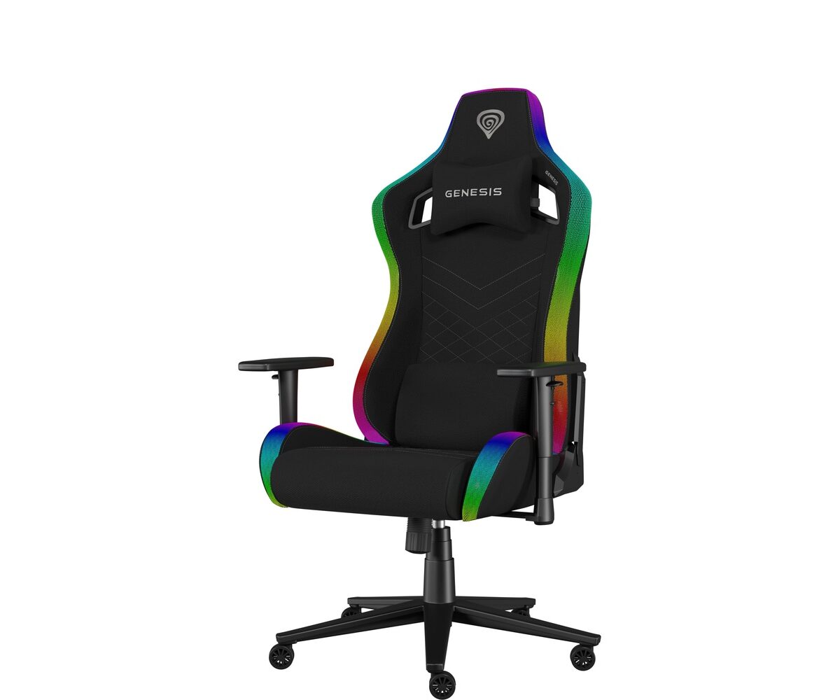 Gaming kėdė Genesis Trit 660 RGB, juoda