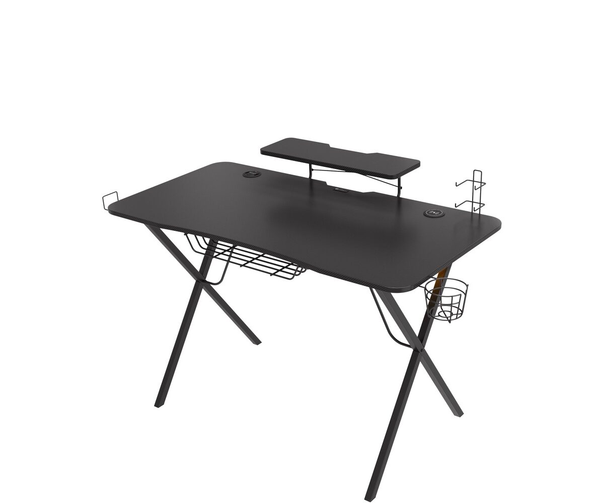 Gaming stalas Genesis Holm 300, 120 x 60 cm, juodas