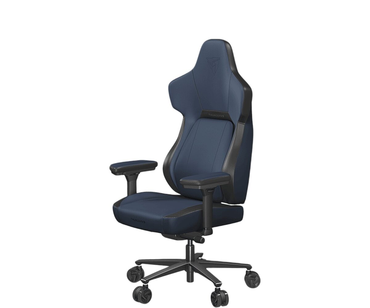 Žaidimų kėdė ThunderX3 CORE modern, eko oda, mėlyna