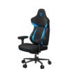 Žaidimų kėdė ThunderX3 CORE racer, tekstūruotas gobelenas, eko oda, juoda/mėlyna