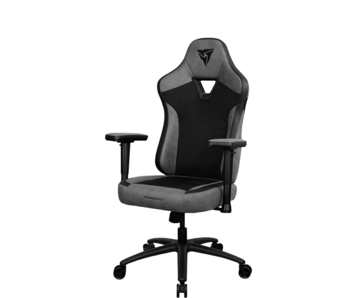 Žaidimų kėdė ThunderX3 LOFT eaze, gobelenas, tamsiai pilkas