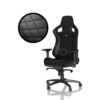 Žaidimų kėdė Noblechairs EPIC, eko oda, juoda