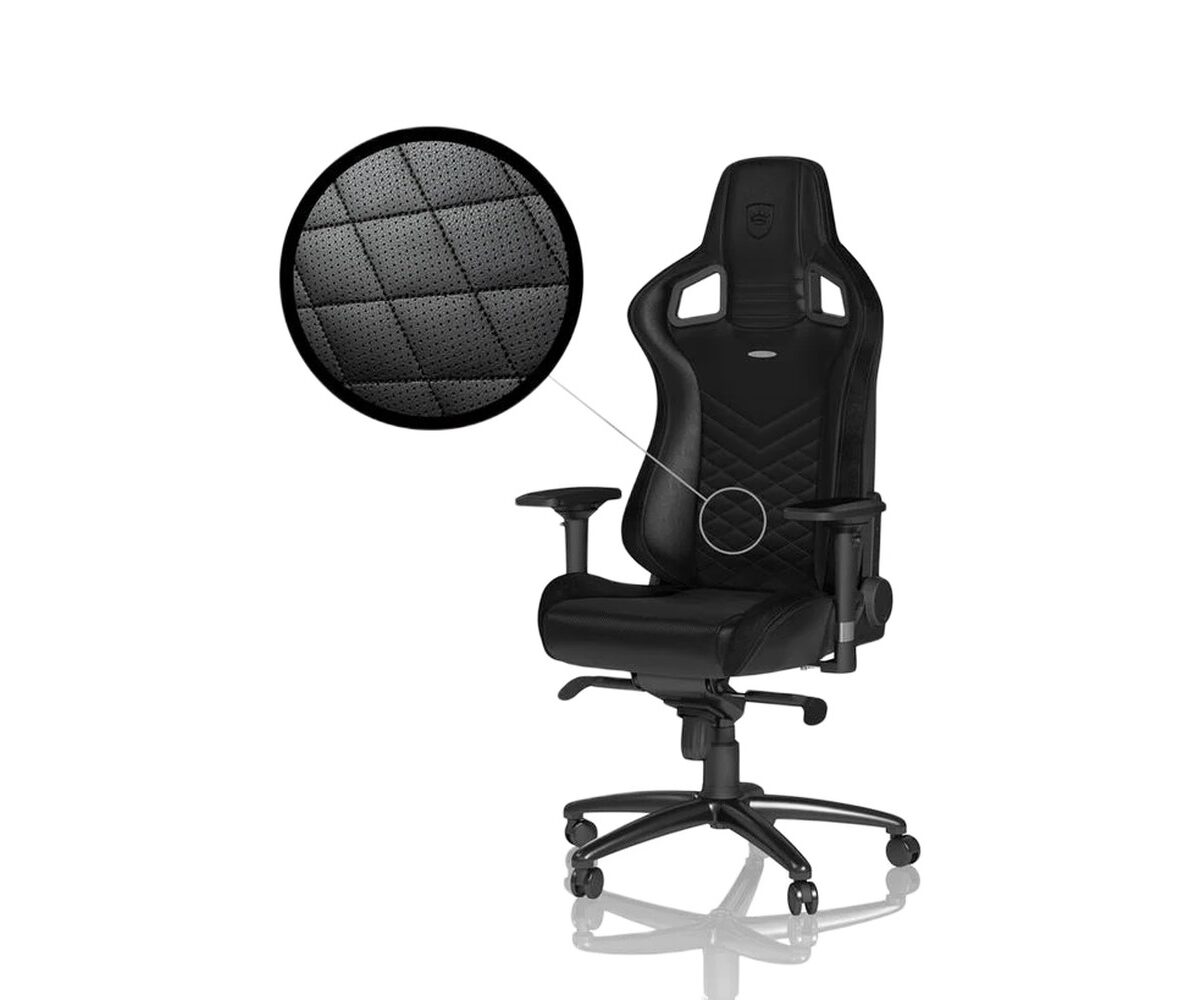 Žaidimų kėdė Noblechairs EPIC, eko oda, juoda