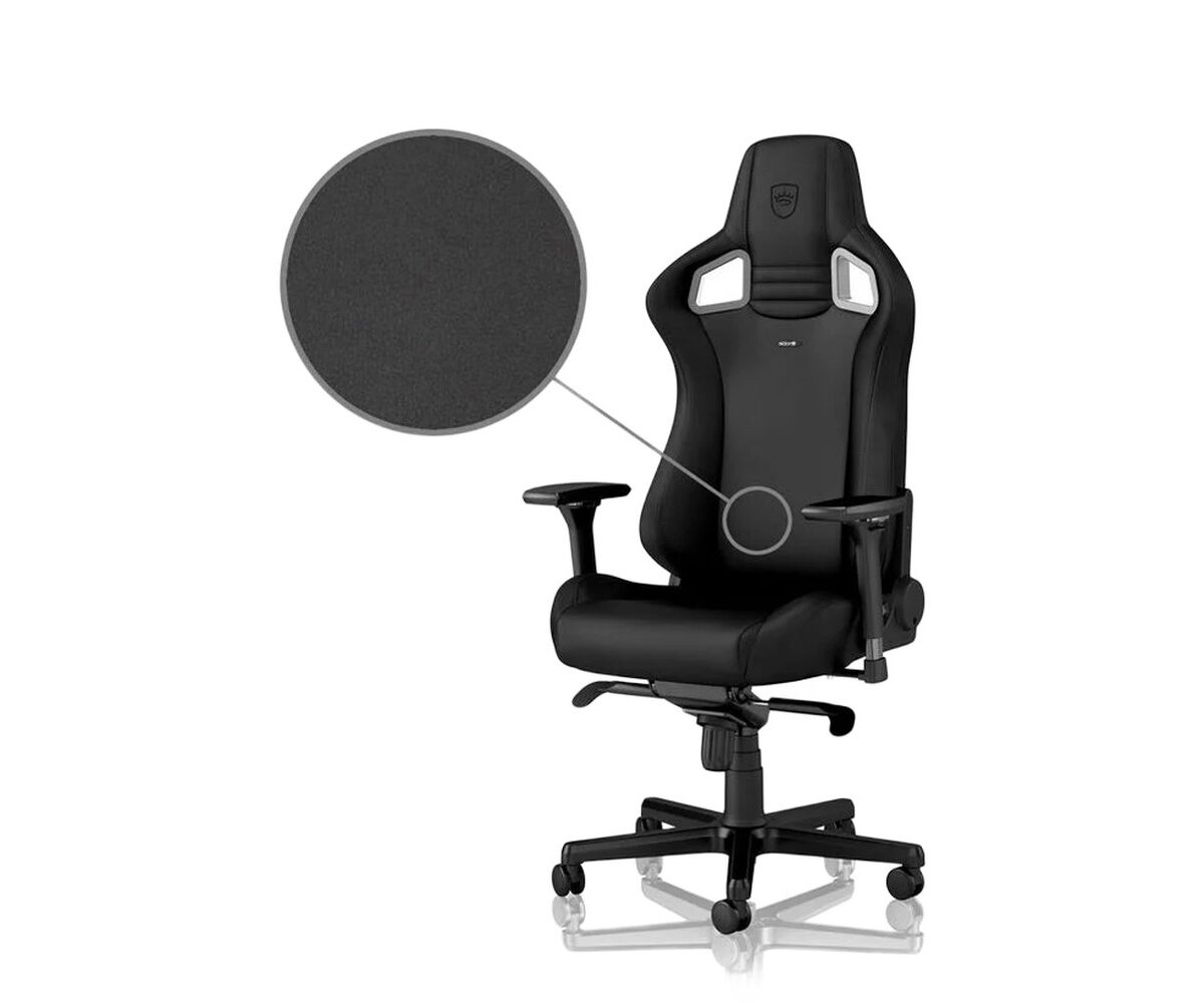 Žaidimų kėdė Noblechairs EPIC, high-tech eko oda, juoda