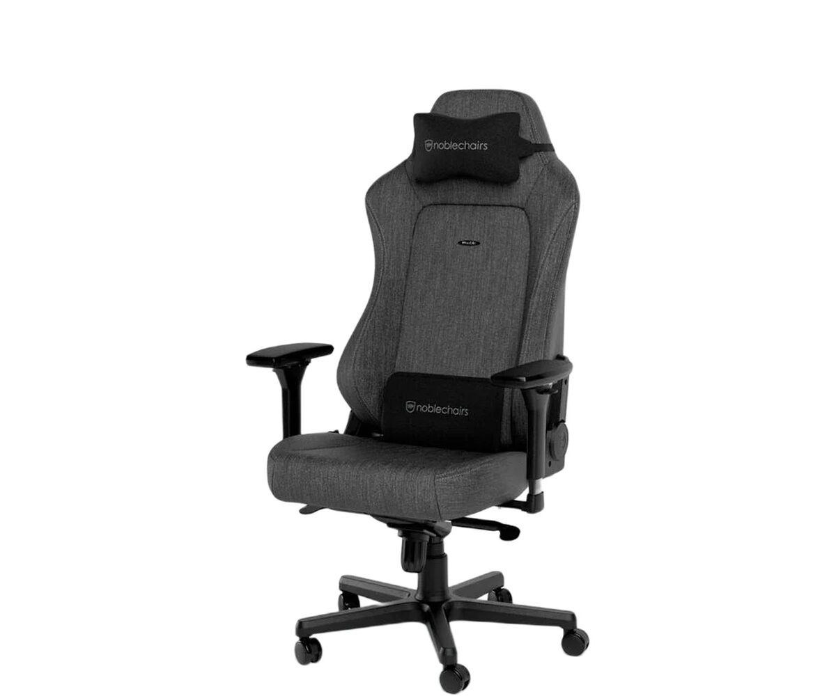 Žaidimų kėdė Noblechairs HERO TX, gobelenas, tamsiai pilkas
