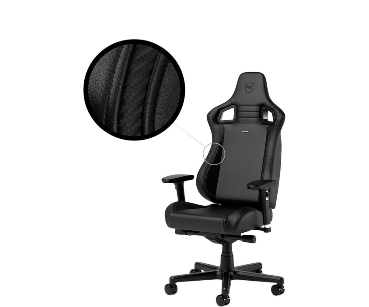 Žaidimų kėdė Noblechairs EPIC Compact, eko oda, juoda