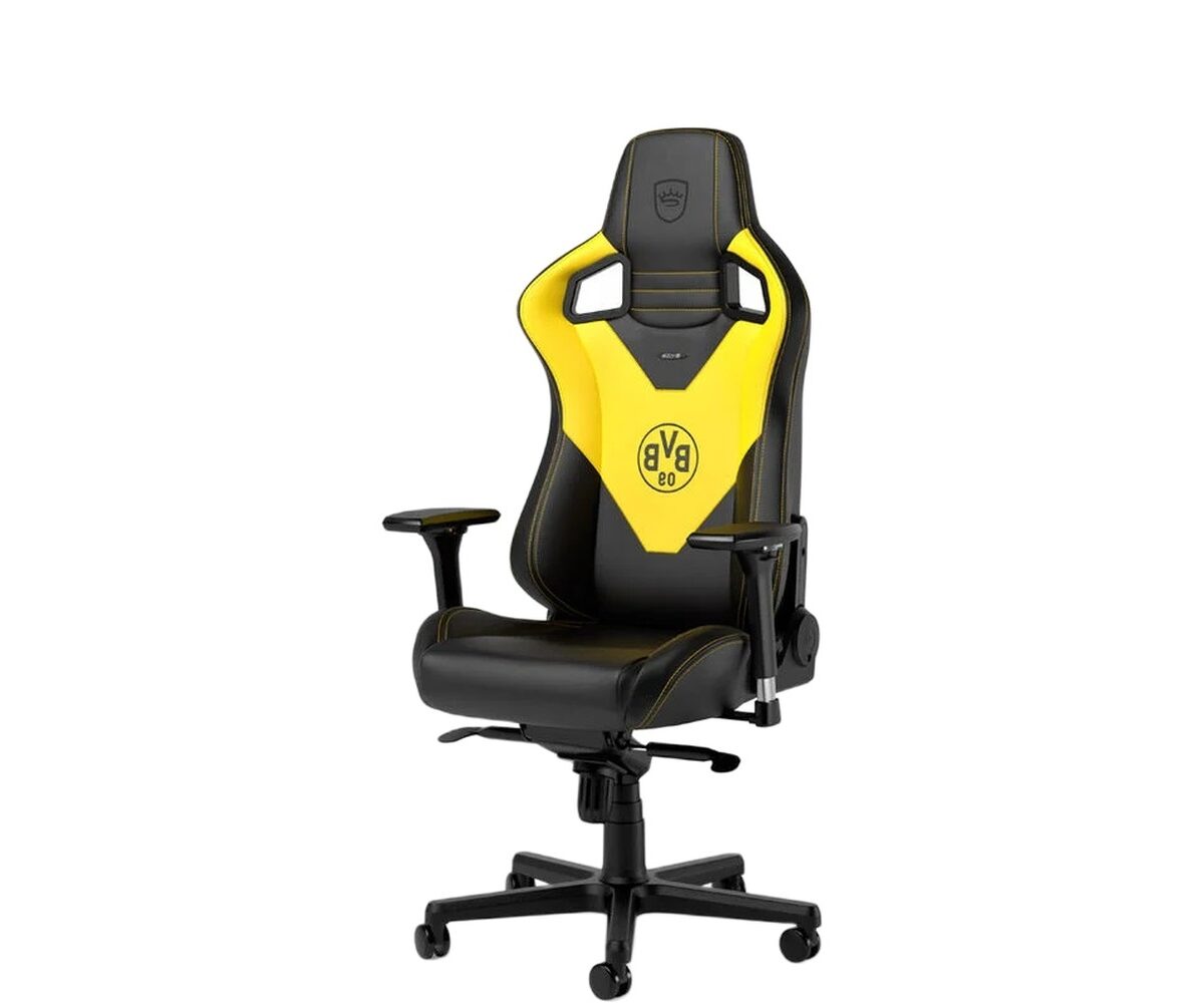 Žaidimų kėdė Noblechairs EPIC, Borussia Dortmund Edition, eko oda, juoda/geltona