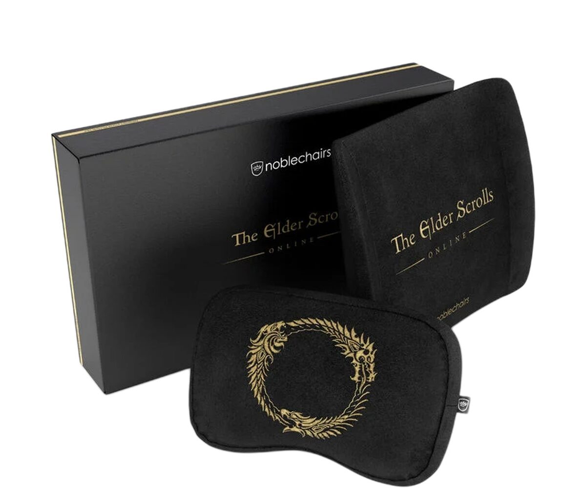 Žaidimų kėdės pagalvių rinkinys Noblechair EPIC/ICON/HERO/LEGEND kėdėms, The Elder Scrolls Online Edition gobelenas
