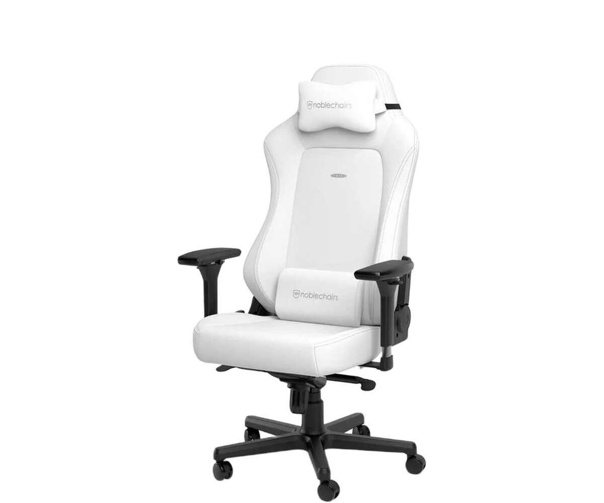 Žaidimų kėdė Noblechairs HERO, high-tech eko oda, balta