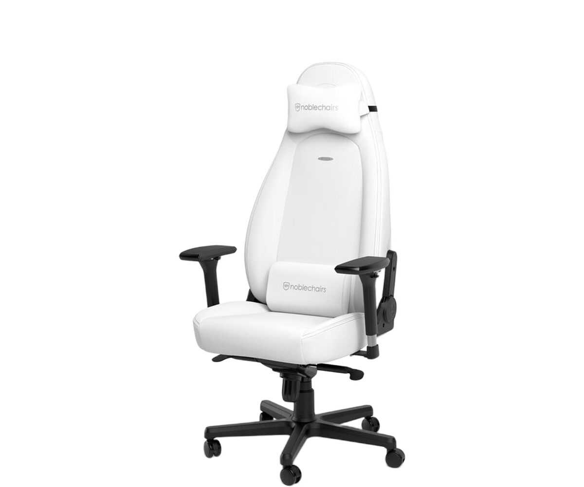 Žaidimų kėdė Noblechairs ICON, high-tech eko oda, balta