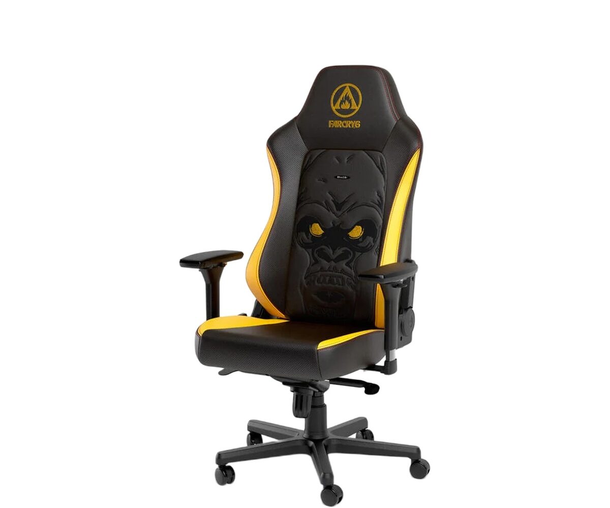 Žaidimų kėdė Noblechairs HERO, Far Cry 6 Special Edition, eko oda, juoda/geltona
