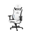 Žaidimų kėdė Noblechairs HERO ST, Stormtrooper Edition, high-tech eko oda, balta/juoda