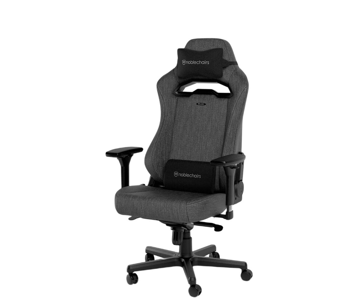 Žaidimų kėdė Noblechairs HERO ST TX, gobelenas, tamsiai pilkas