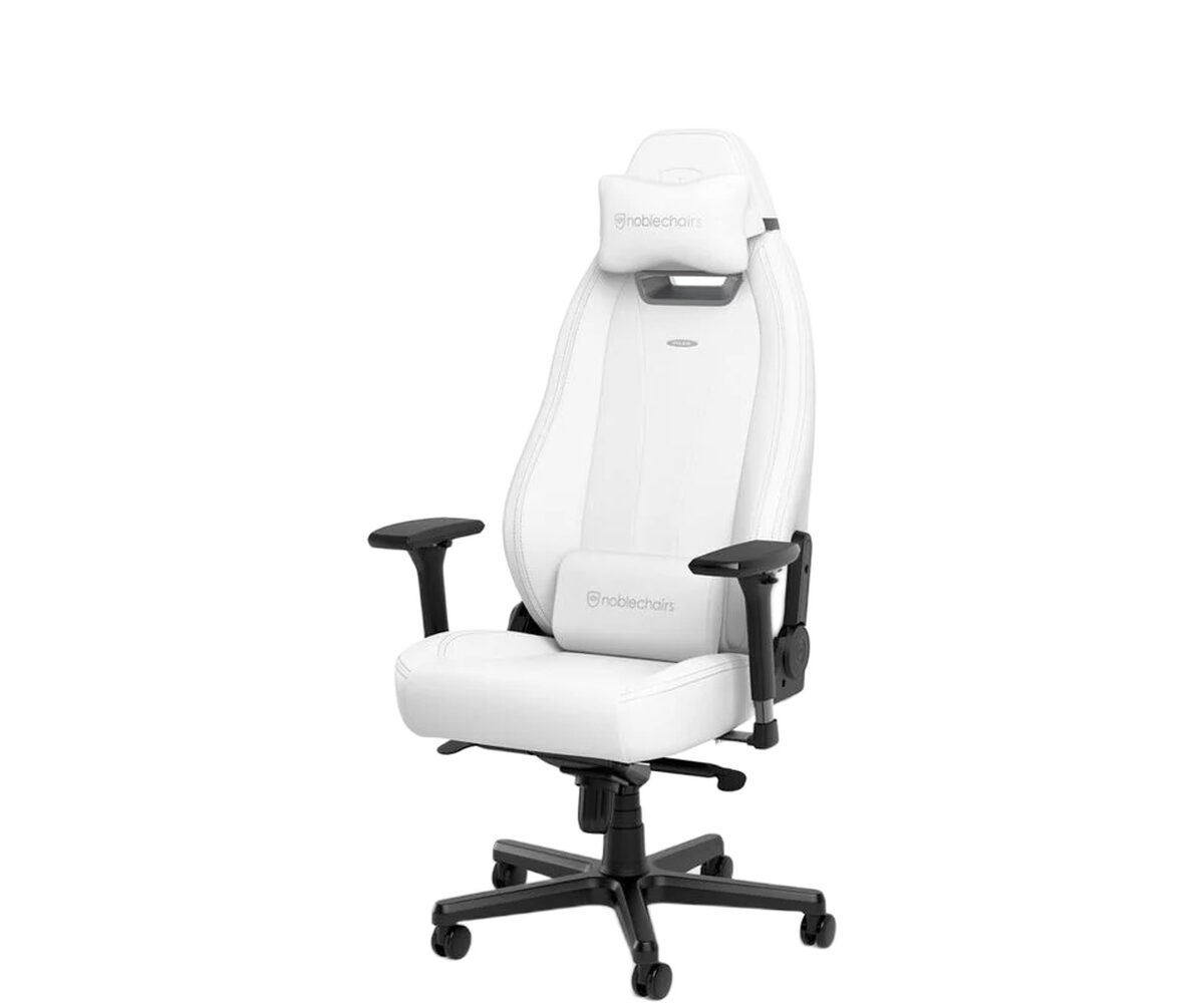 Žaidimų kėdė Noblechairs LEGEND, high-tech eko oda, balta
