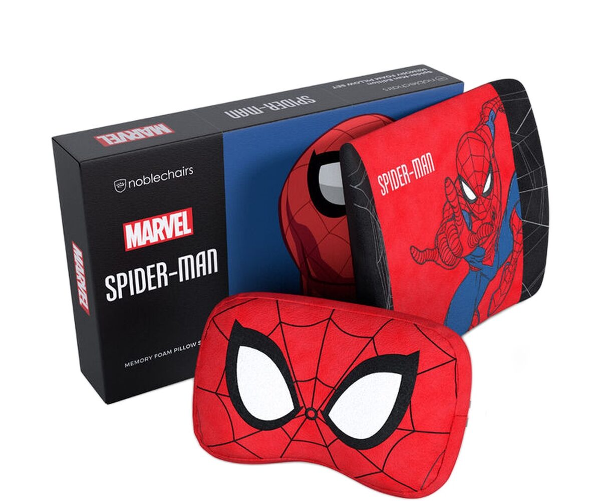 Žaidimų kėdės pagalvių rinkinys Noblechair EPIC/ICON/HERO/LEGEND kėdėms, Spider-Man Edition, gobelenas