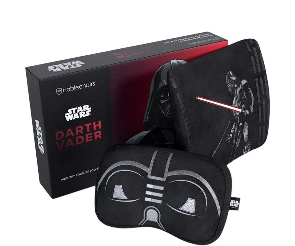 Žaidimų kėdės pagalvių rinkinys Noblechair EPIC/ICON/HERO/LEGEND kėdėms, Darth Vader Edition, gobelenas