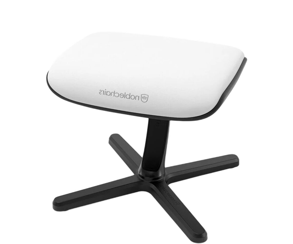 Atrama kojoms reguliuojama Noblechairs, high-tech eko oda, balta