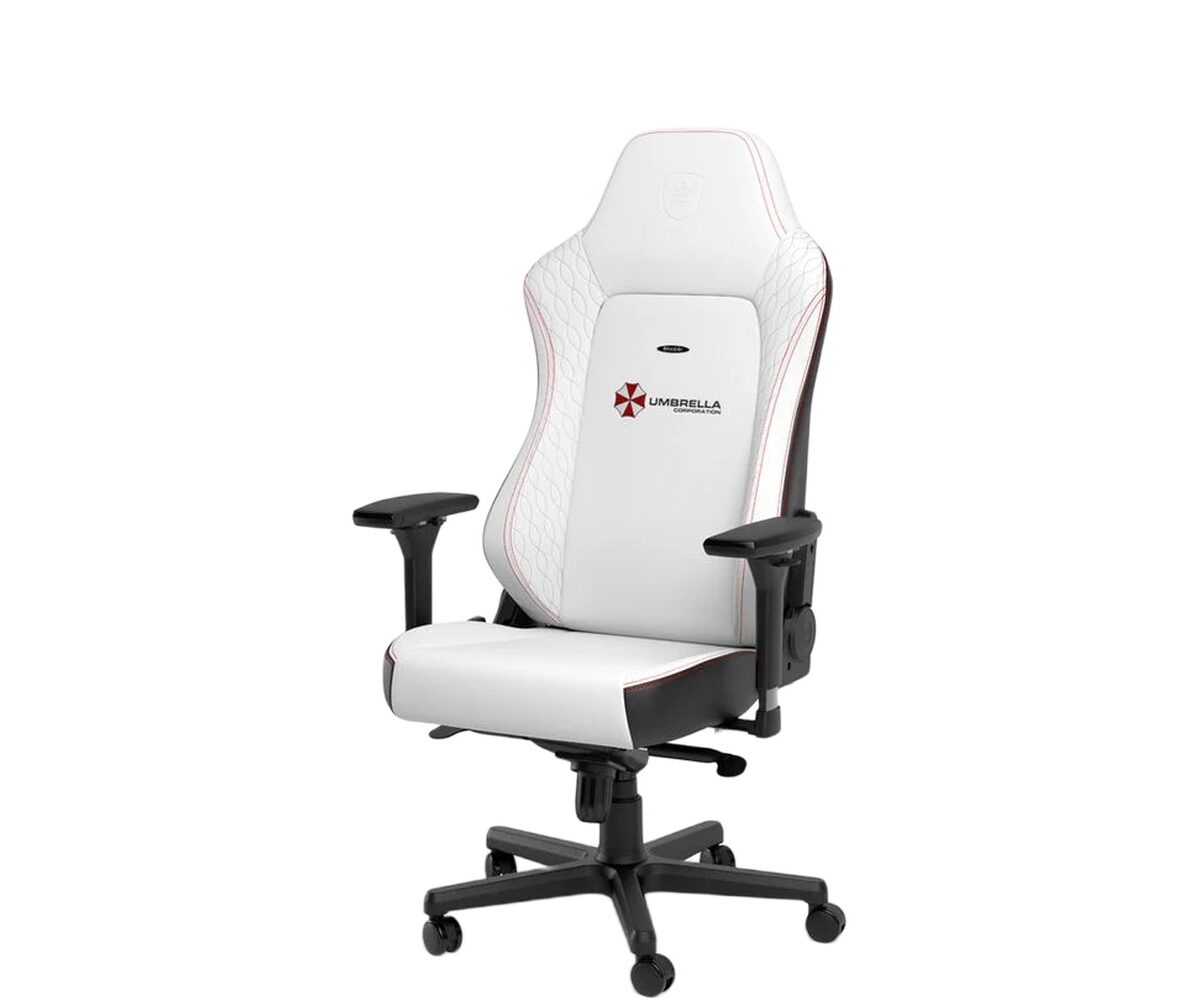 Žaidimų kėdė Noblechairs HERO, Resident Evil Umbrella Edition, eko oda, balta