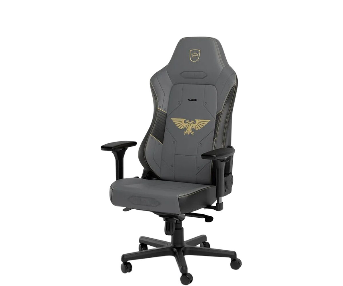 Žaidimų kėdė Noblechairs HERO, Warhammer 40k Edition, eko oda, pilka
