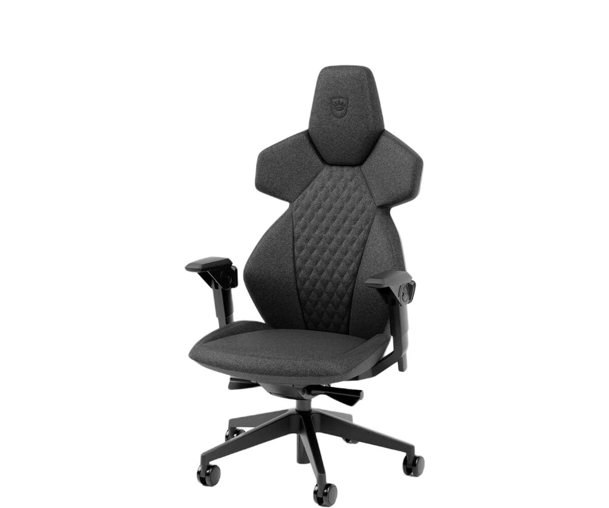 Žaidimų kėdė Noblechairs DAWN, gobelenas, tamsiai pilkas
