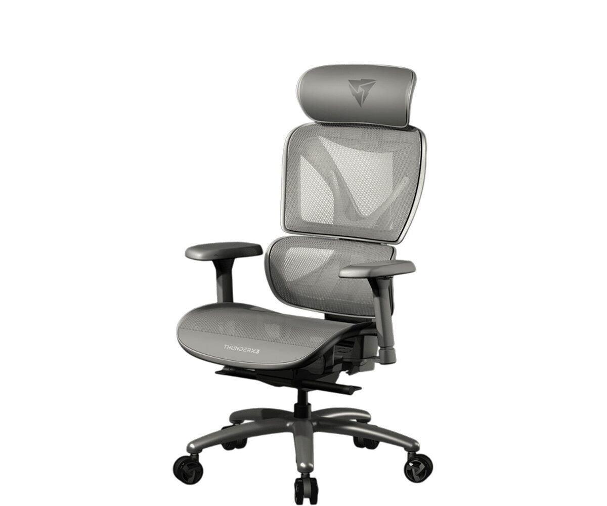 Ergonomiška kėdė ThunderX3 XTC, tinklas, pilkas
