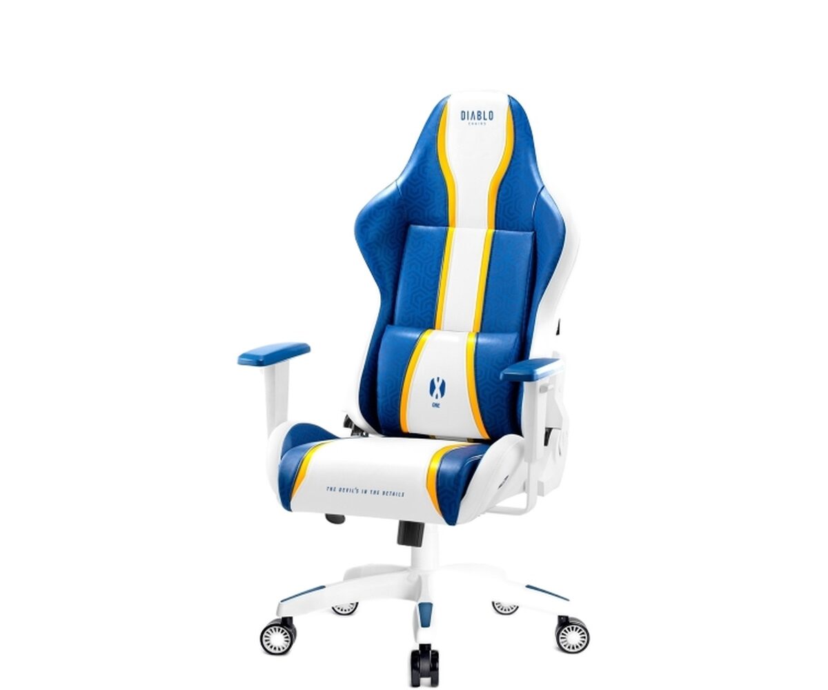 Žaidimų kėdė Diablo X-One 2.0, Small dydis, eko oda, mėlyna