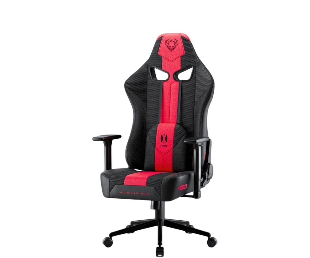 Žaidimų kėdė Diablo X-Player 2.0, Small dydis, gobelenas, juodas/raudonas