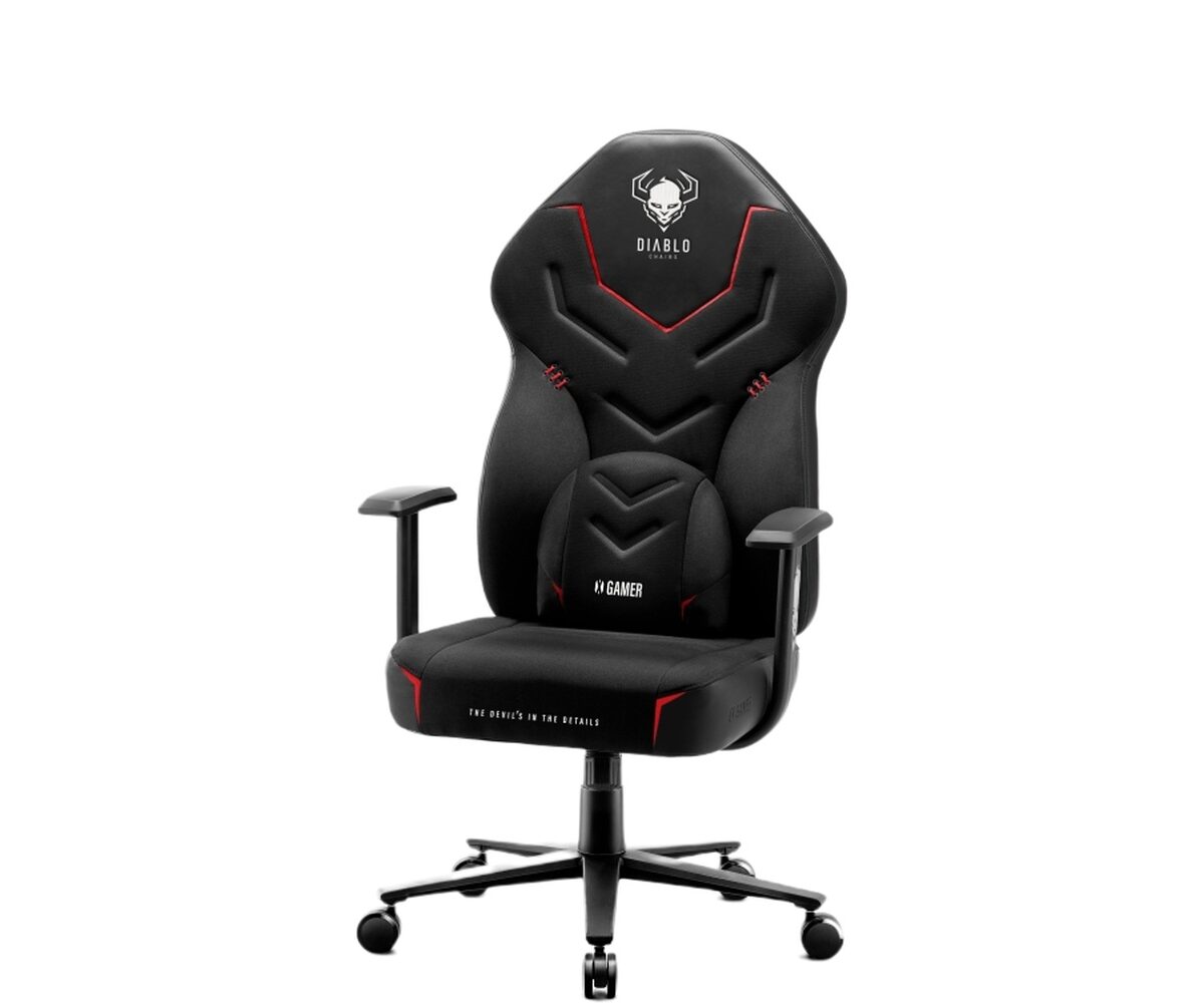 Žaidimų kėdė Diablo X-Gamer 2.0 Normal dydis, gobelenas, juodas