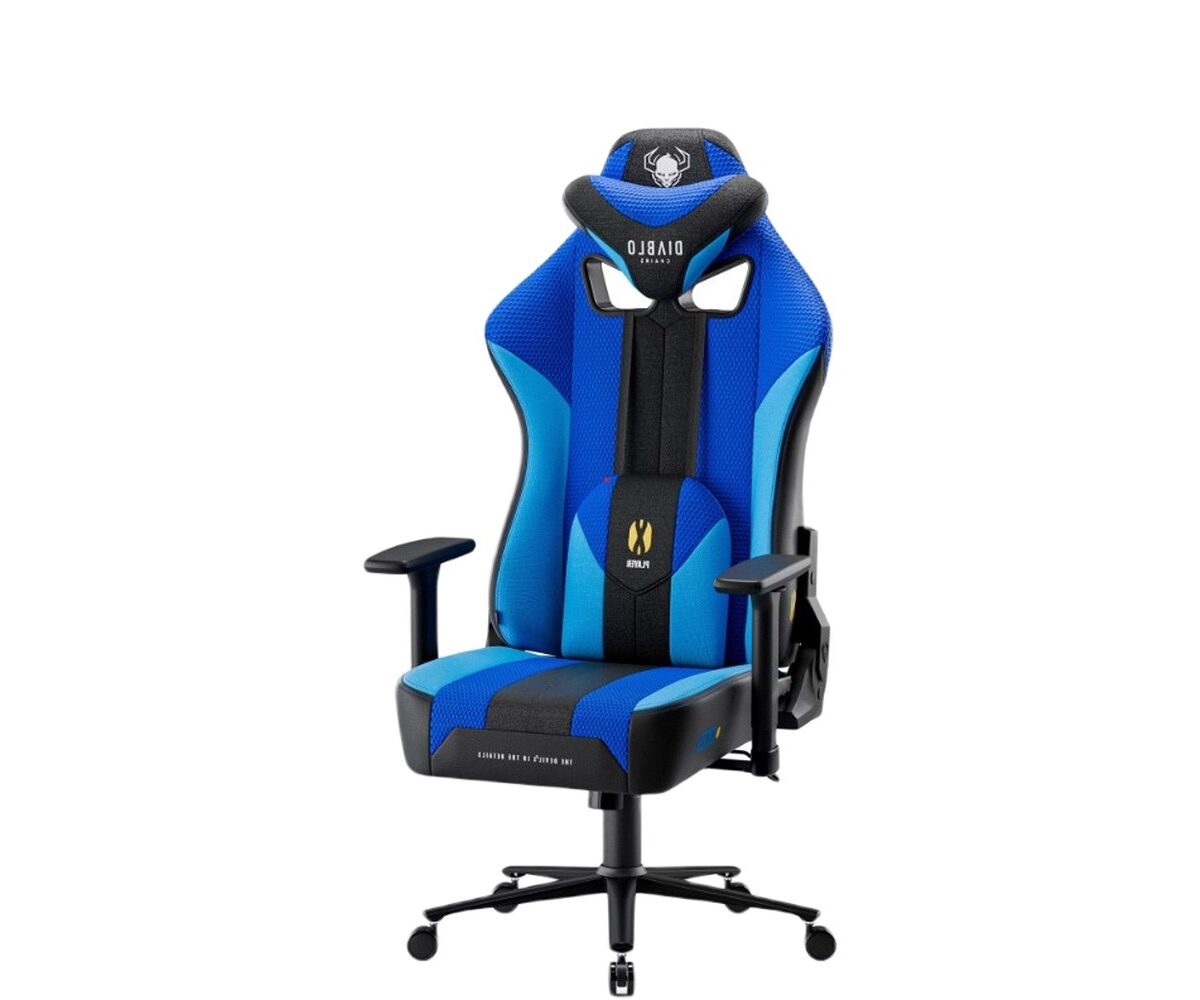 Žaidimų kėdė Diablo X-Player 2.0, Normal dydis, gobelenas, mėlynas/juodas