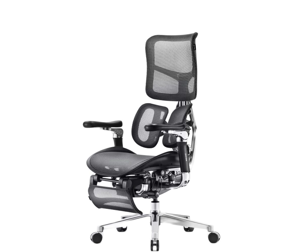 Ergonominė kėdė Brave V-KINETIC, tinklas, juodas