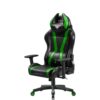 Žaidimų kėdė Diablo X-Horn 2.0, Normal dydis, eko oda, juoda/žalia