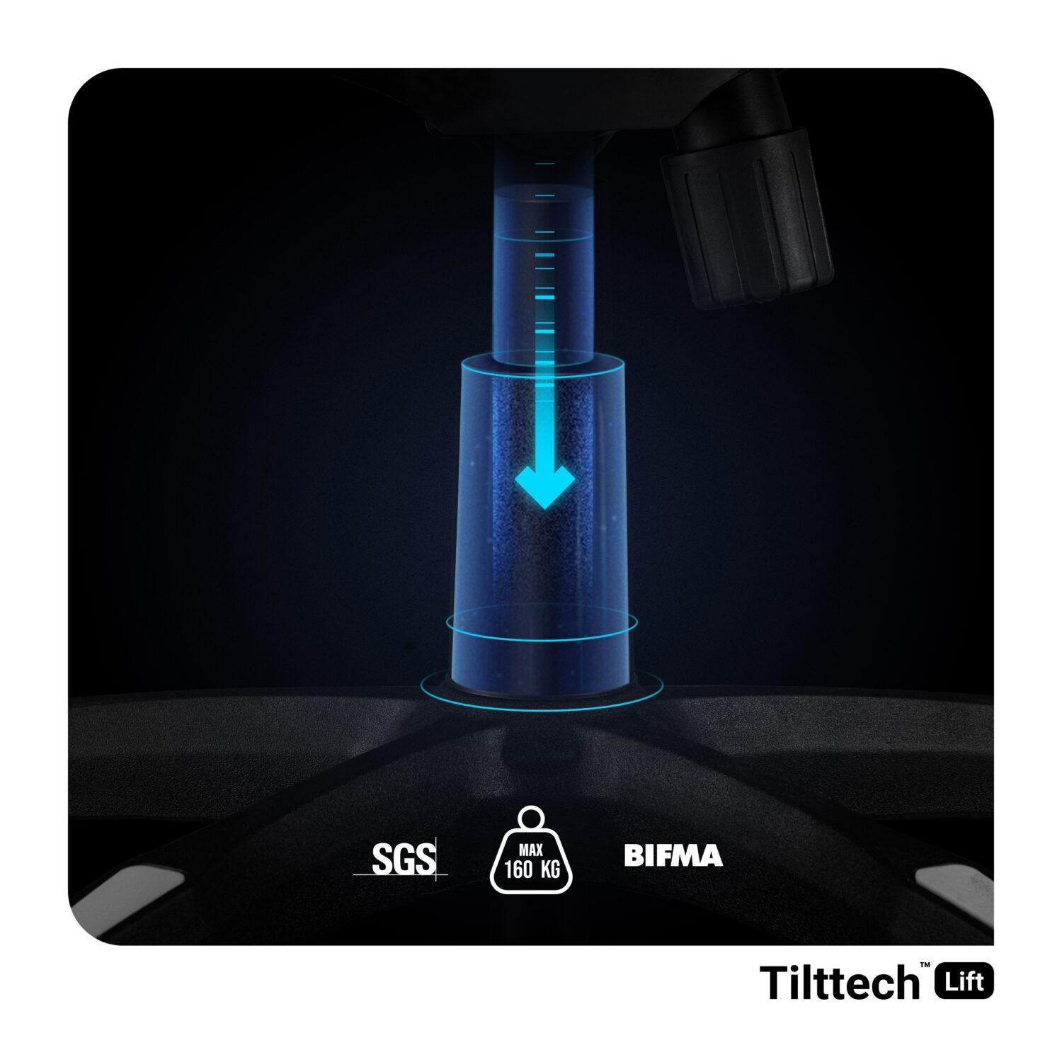 Žaidimų kėdė Diablo X-One 2.0, King dydis, eko oda, juoda/balta - Image 12